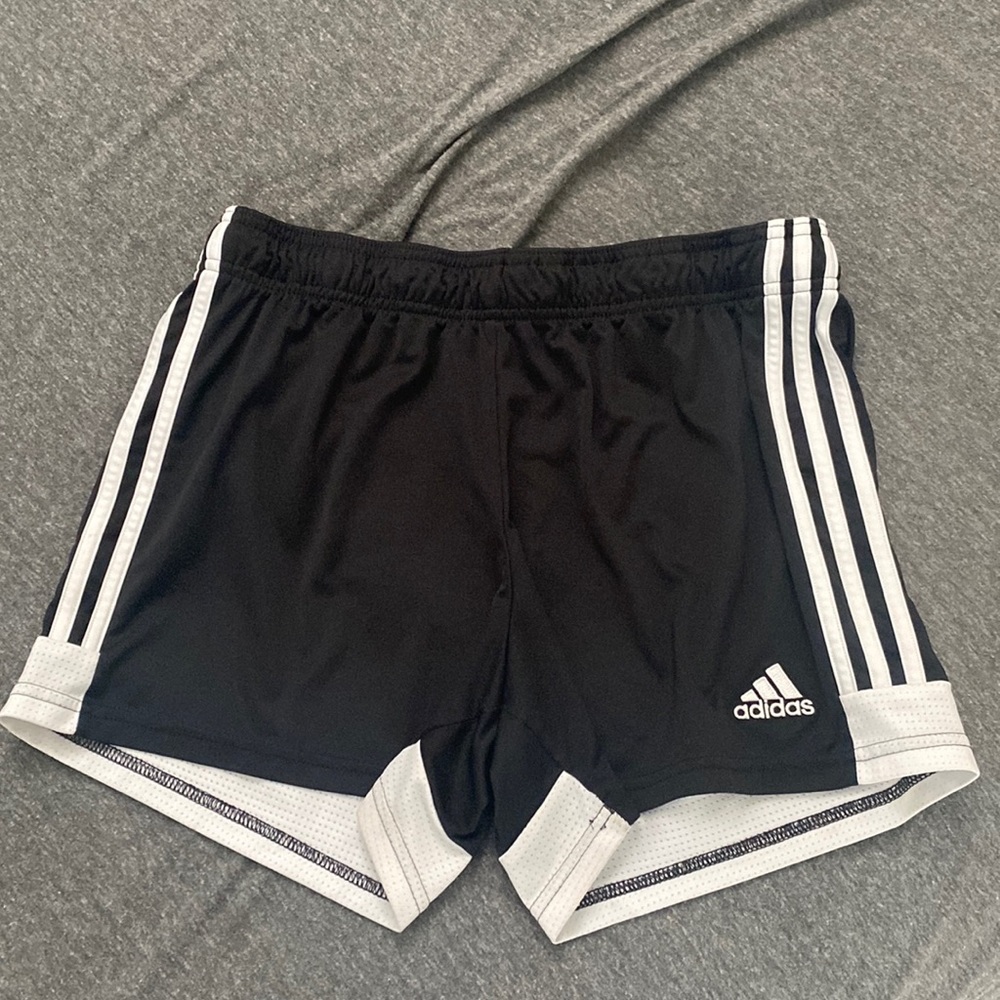 Adidas black athletic shorts